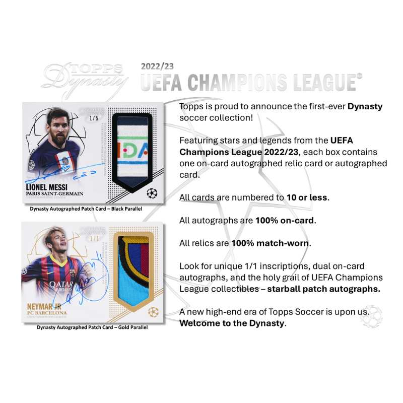 2022/23 Topps Dynasty UEFA Champion&