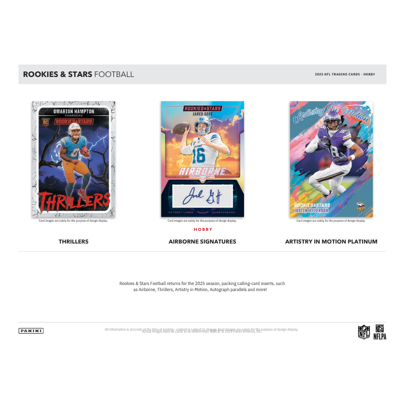 2025 Panini Rookies &amp; Stars Football Hobby 14 Box Case